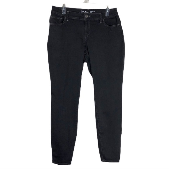 Inc Black Skinny Leg Curvy Fit Stretch 